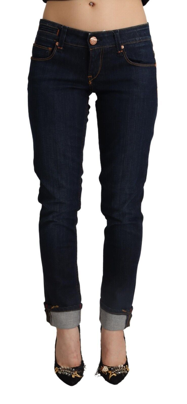 Eight Slim Fit Dark Blue Denim Elegance