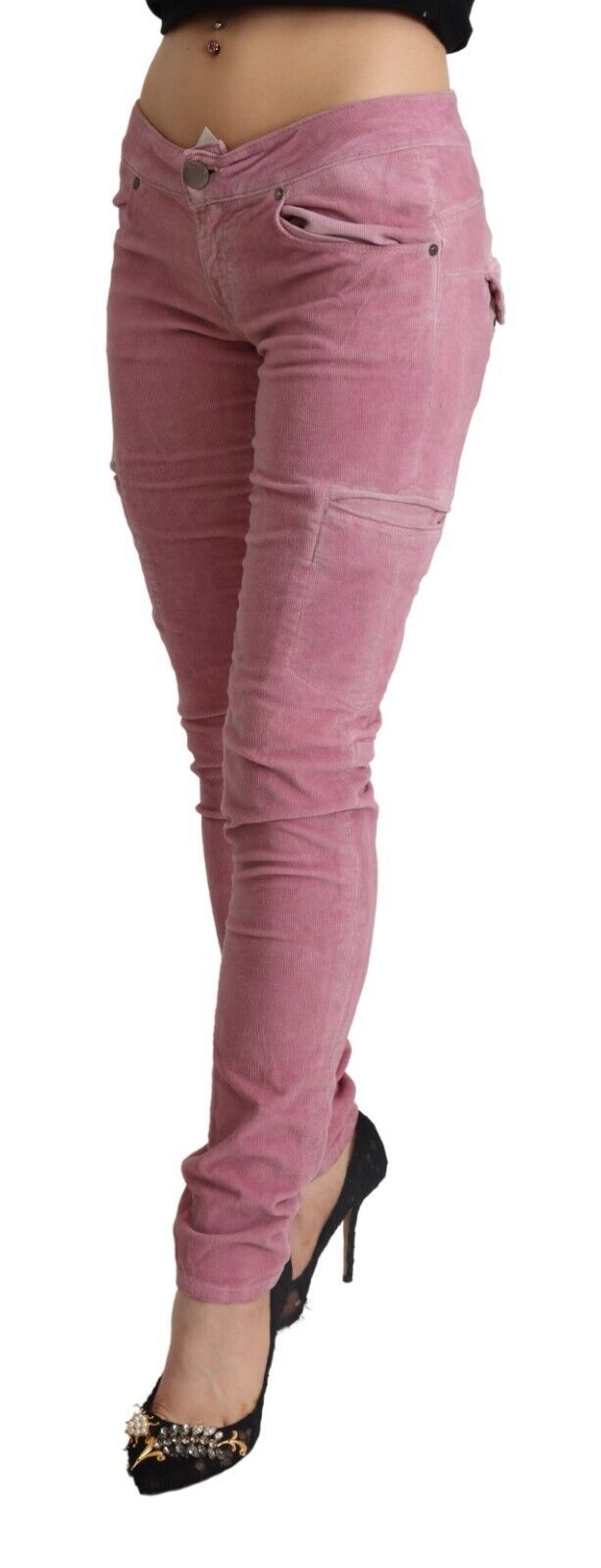 Eight Chic Pink Low Waist Skinny Jeans