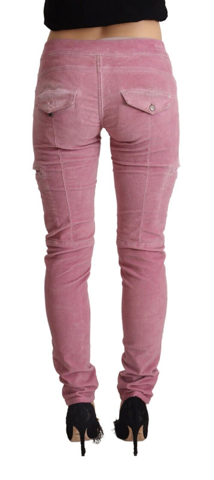 Eight Chic Pink Low Waist Skinny Jeans