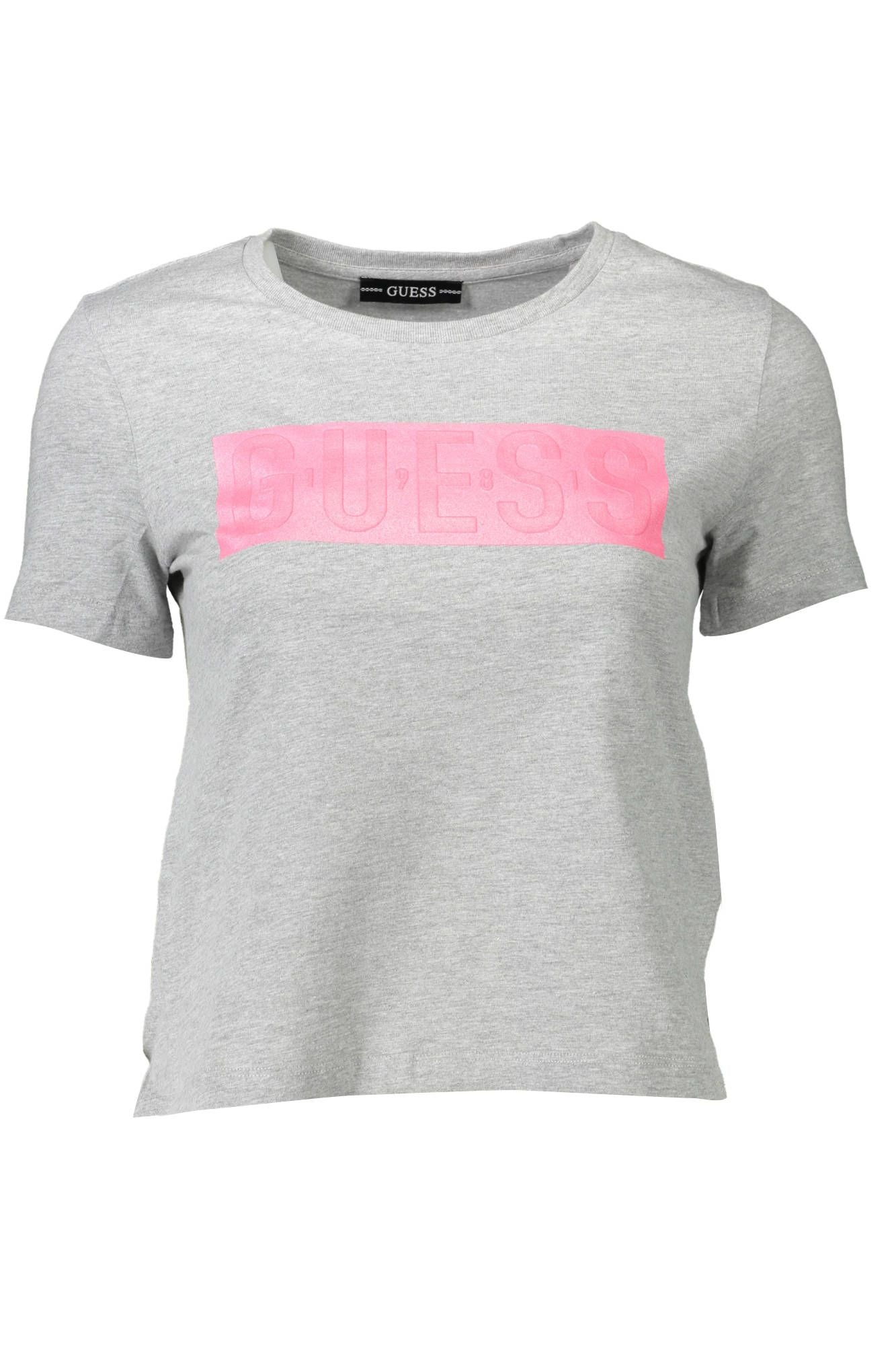 Guess Jeans Gray Cotton Top for Women