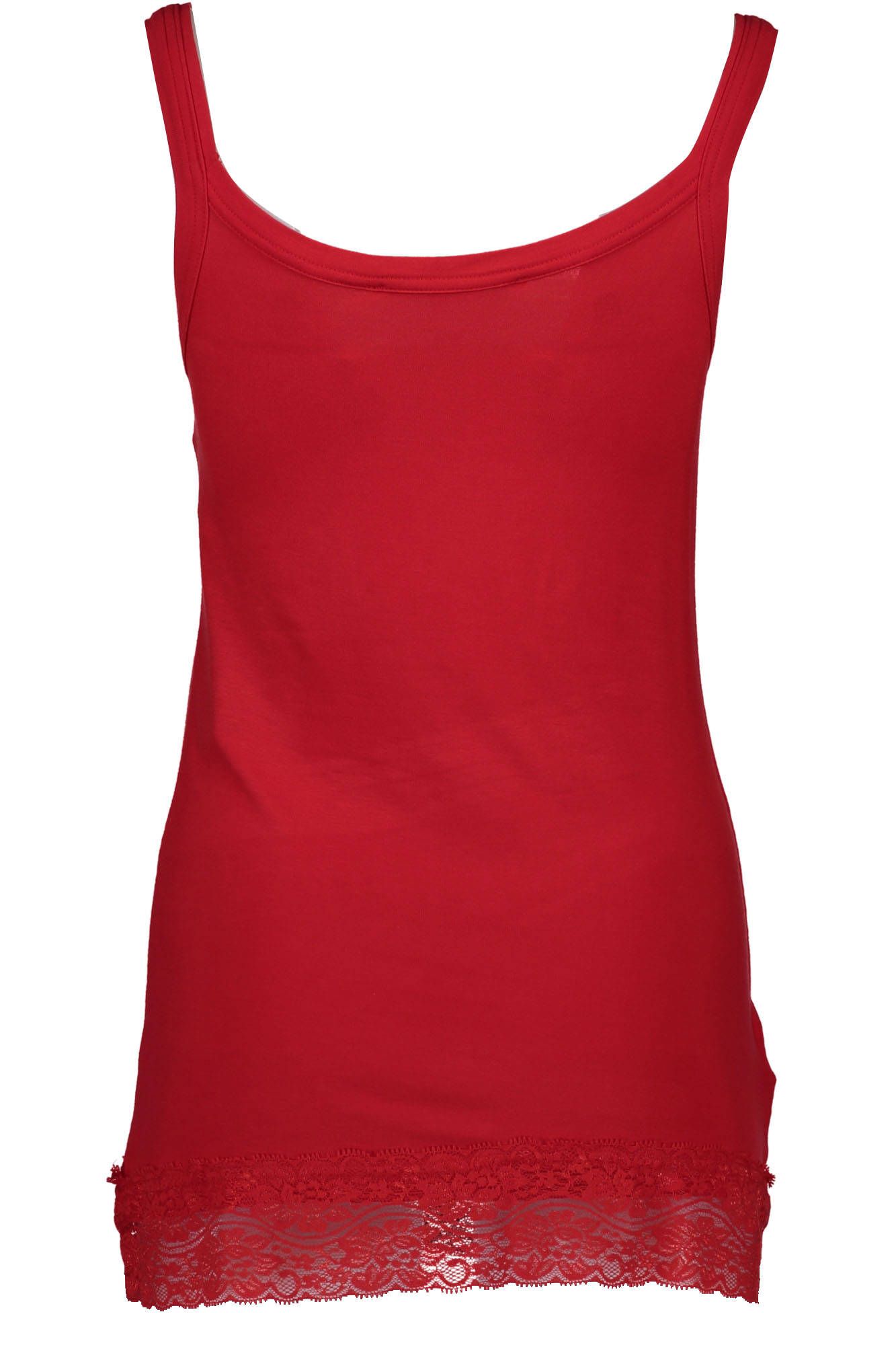 Silvian Heach Red Cotton Top for Women