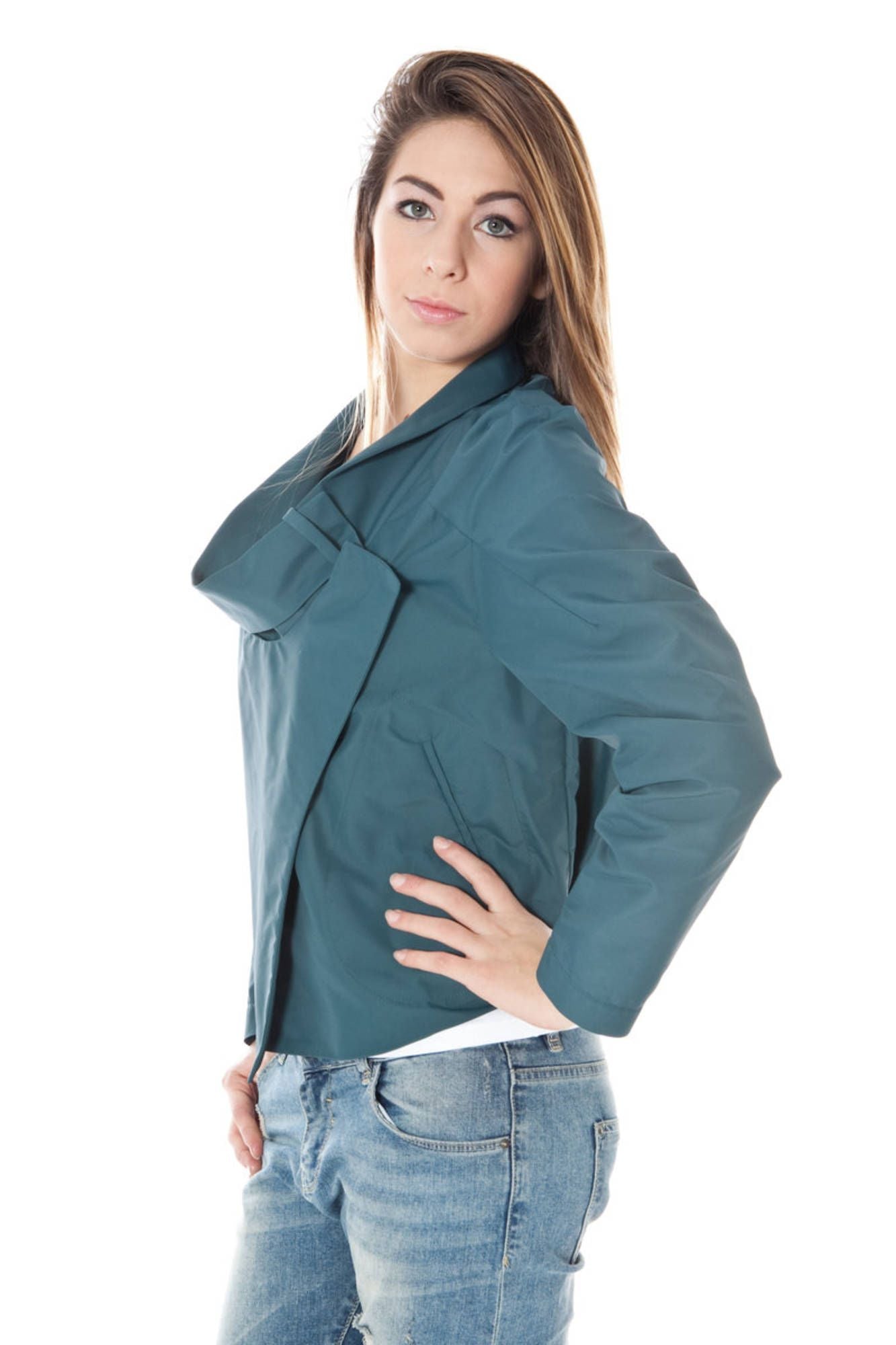 Calvin Klein Green Polyamide Women's Jacket