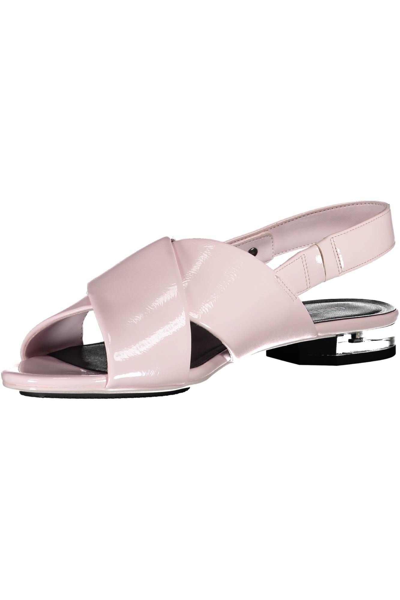 Calvin Klein Pink Polyethylene Women's Sandal