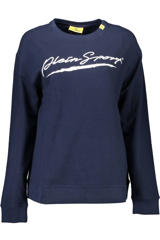 Plein Sport Blue Cotton Sweater for Women