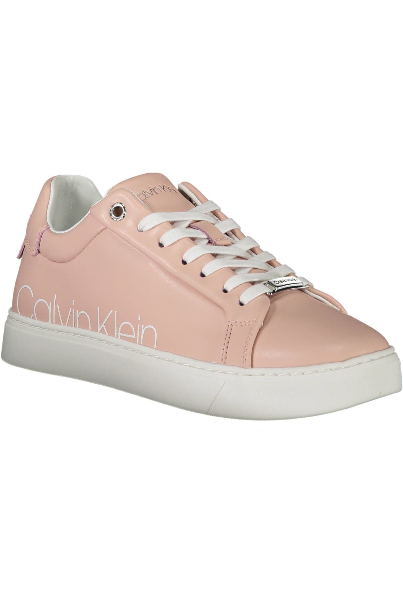 Calvin Klein Pink Leather Women's Sneakers