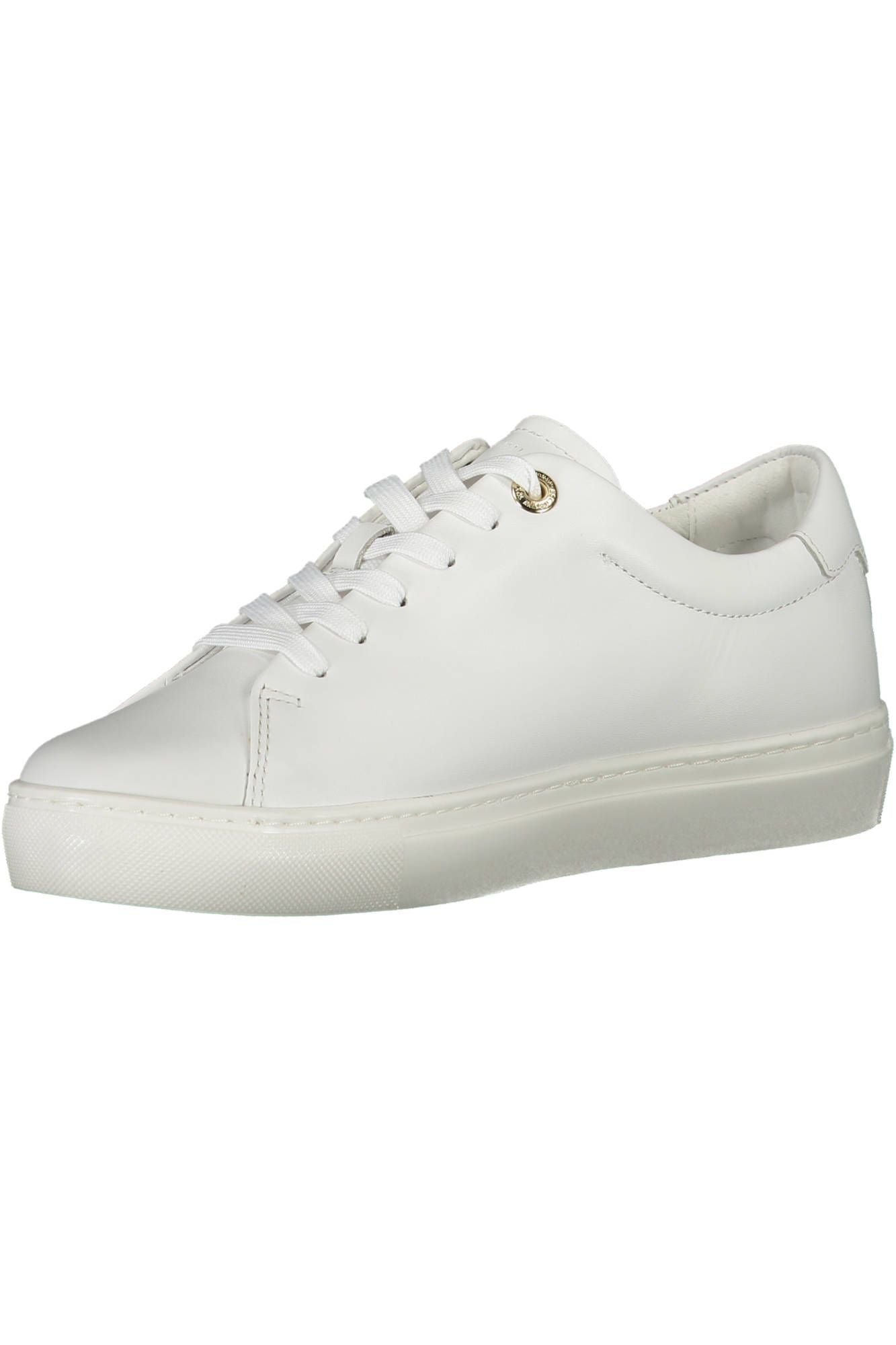 Tommy Hilfiger White Leather Women's Sneakers