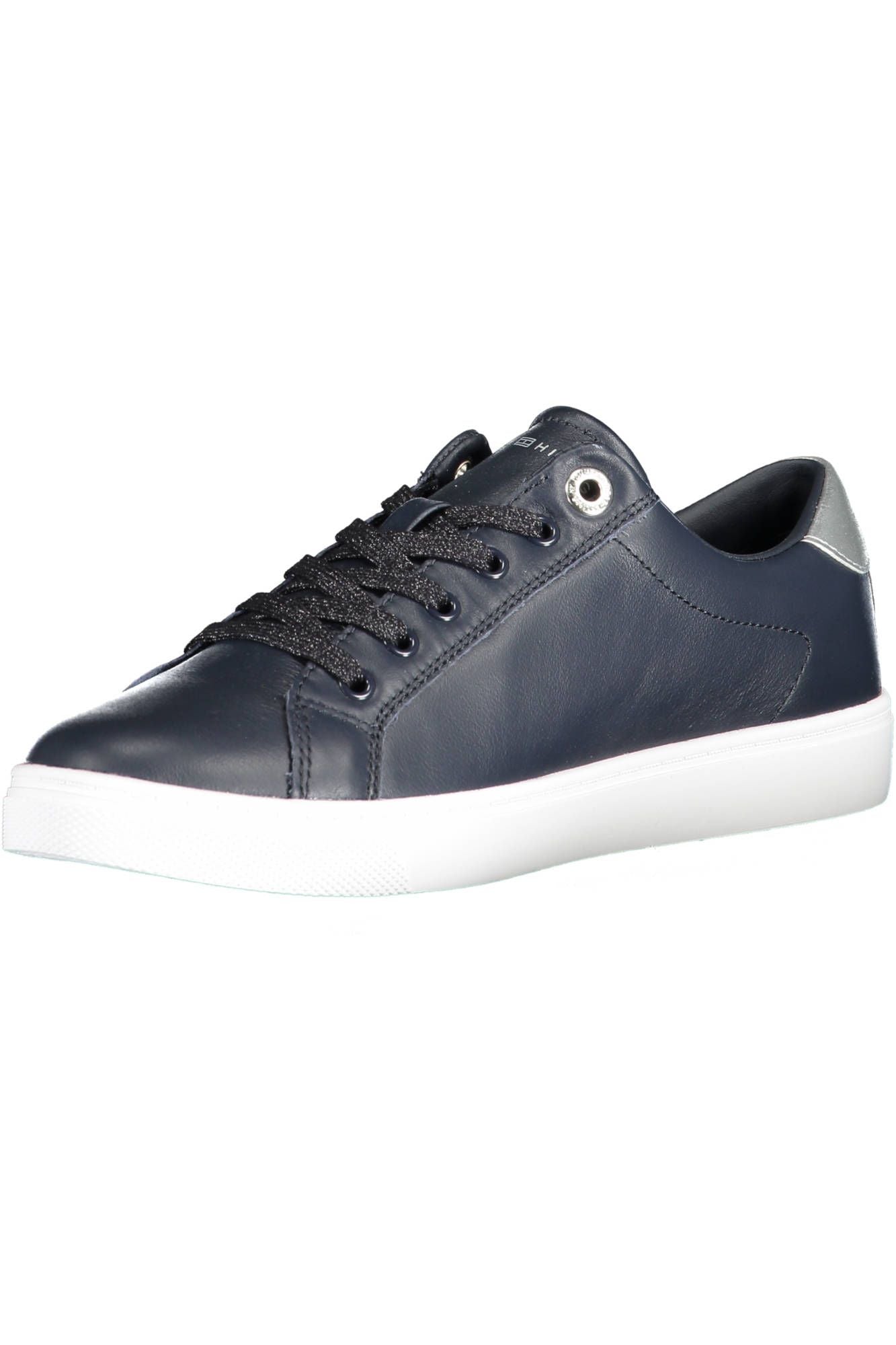 Tommy Hilfiger Blue Leather Women's Sneakers