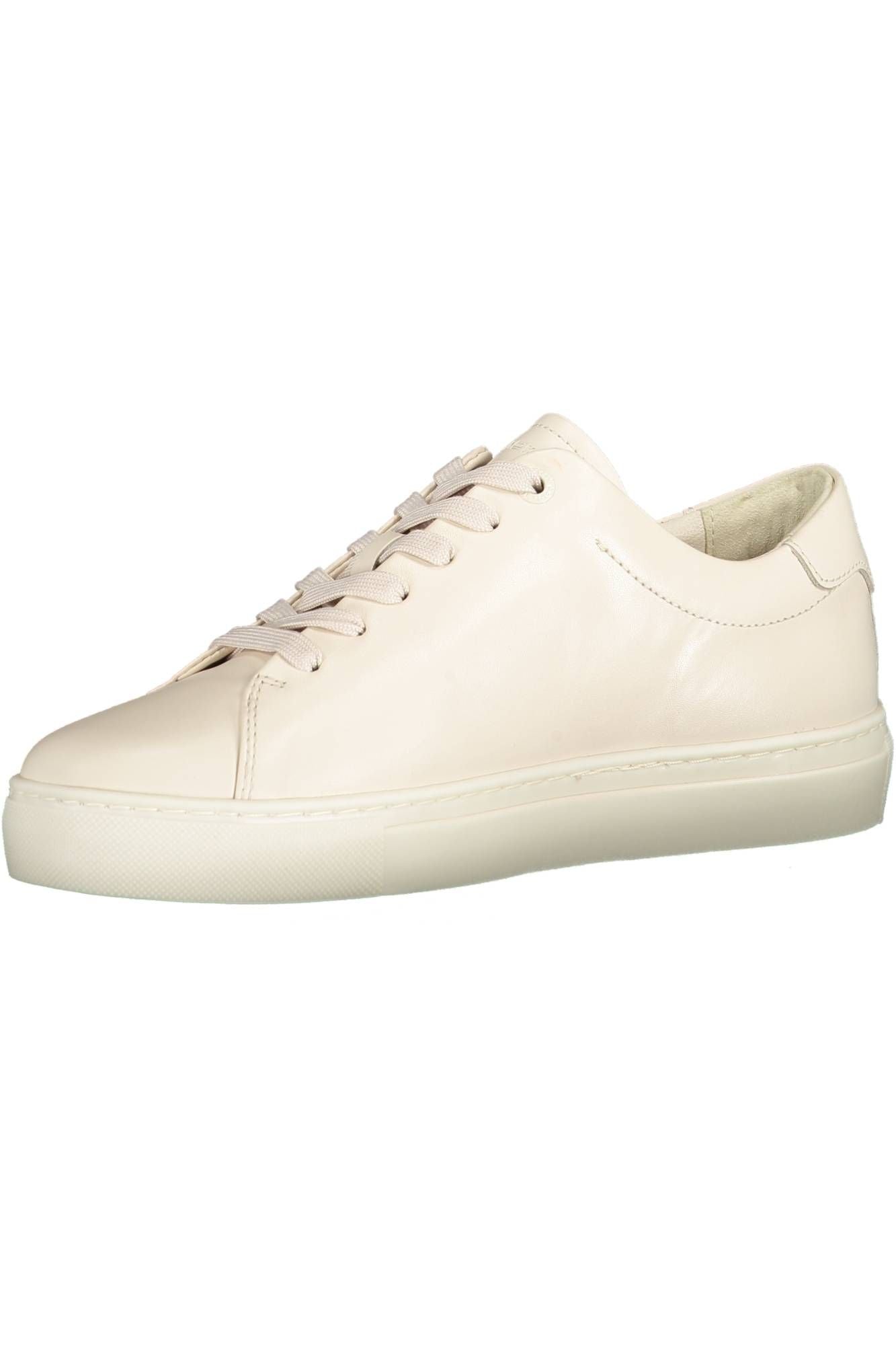 Tommy Hilfiger beige leather women's sneakers