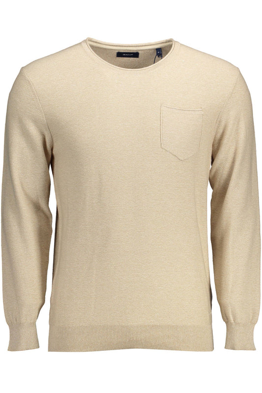 Gant Beige Cotton Men's Sweater