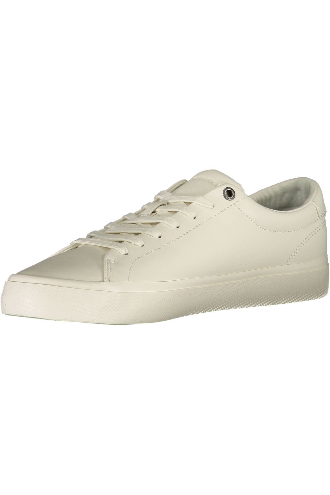 Tommy Hilfiger White Leather Men's Sneakers