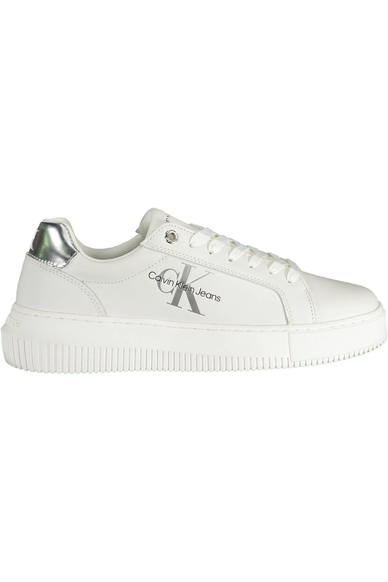 Calvin Klein White Leather Women's Sneakers