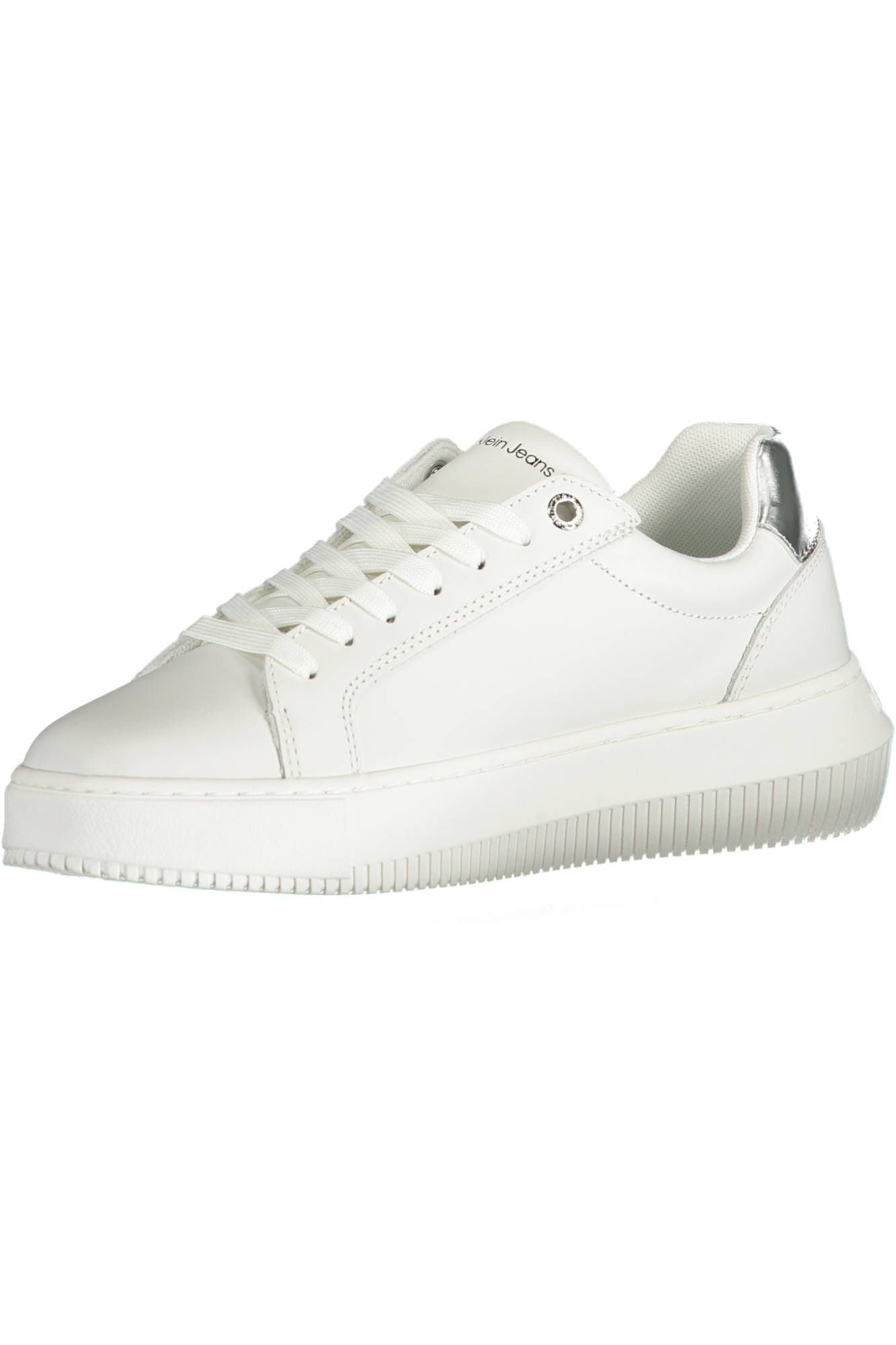 Calvin Klein White Leather Women's Sneakers