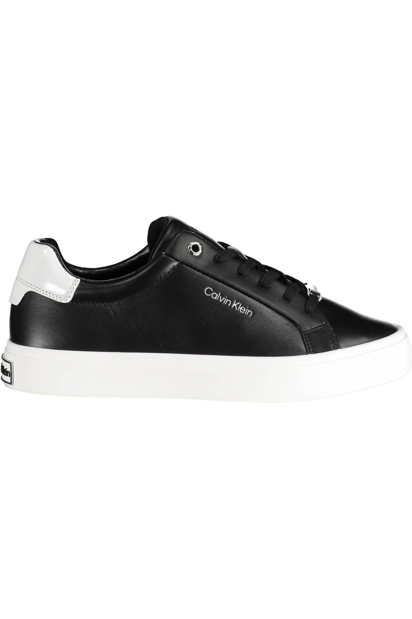 Calvin Klein Black Leather Women's Sneakers