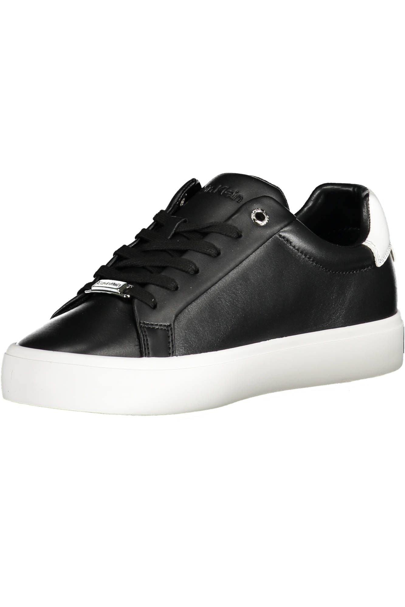 Calvin Klein Black Leather Women's Sneakers