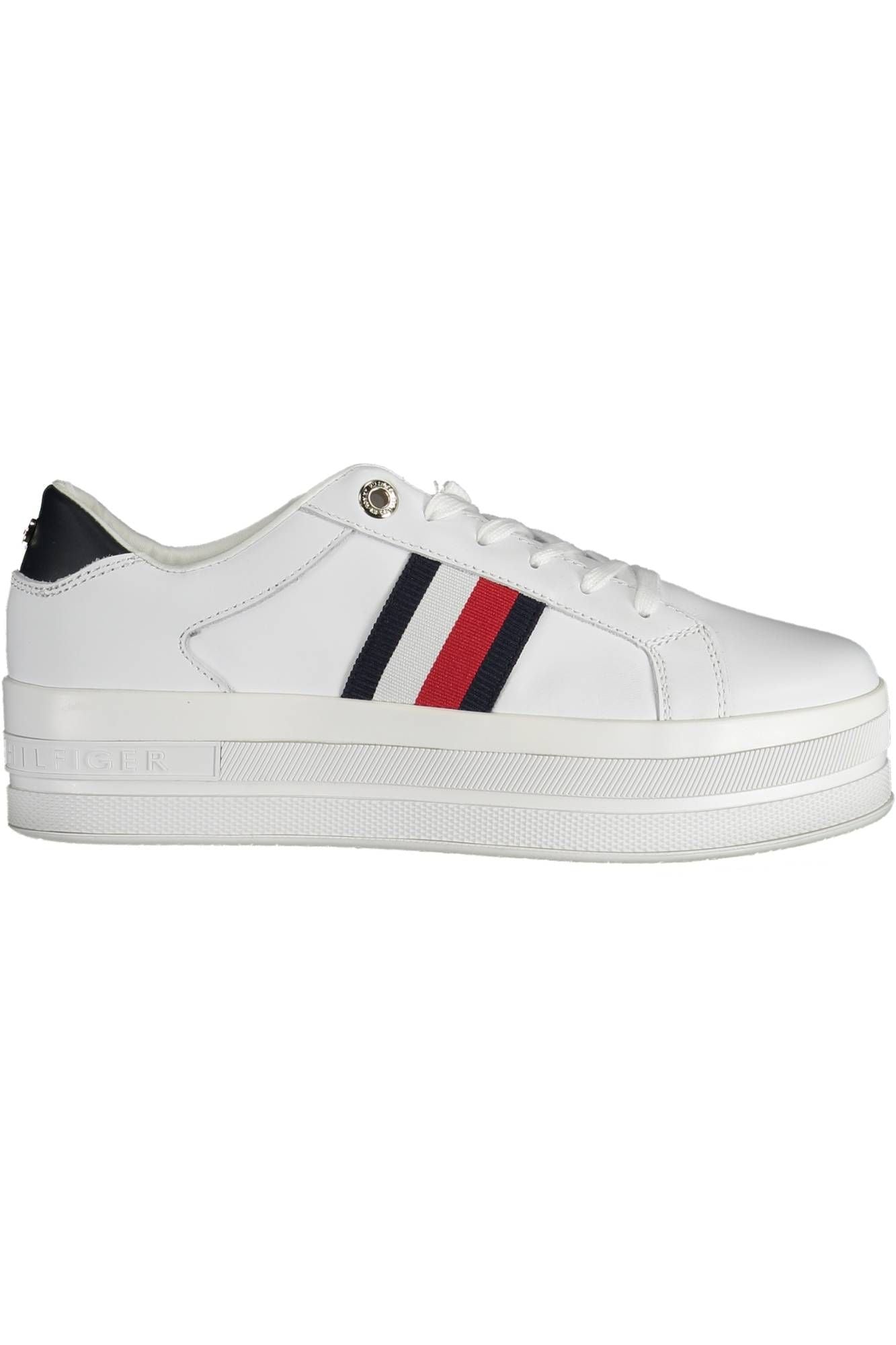 Tommy Hilfiger White Polyethylene Women's Sneakers