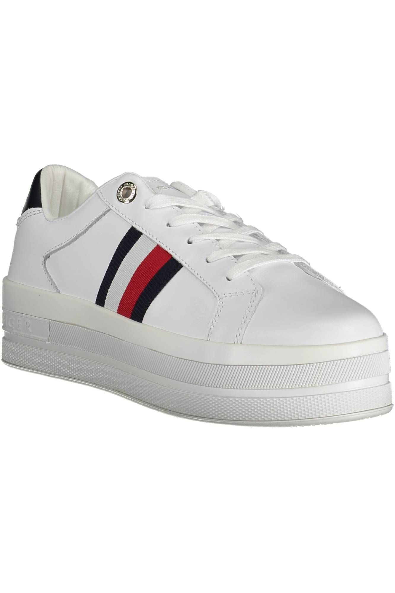 Tommy Hilfiger White Polyethylene Women's Sneakers