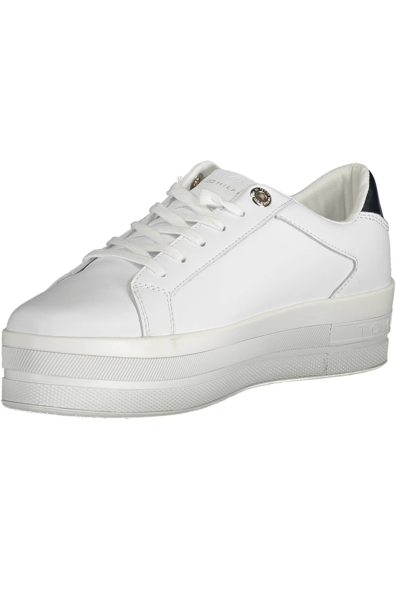 Tommy Hilfiger White Polyethylene Women's Sneakers