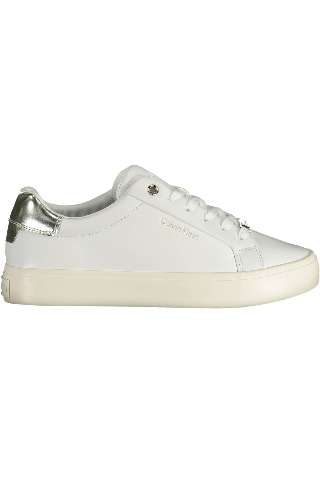 Calvin Klein White Leather Women's Sneakers