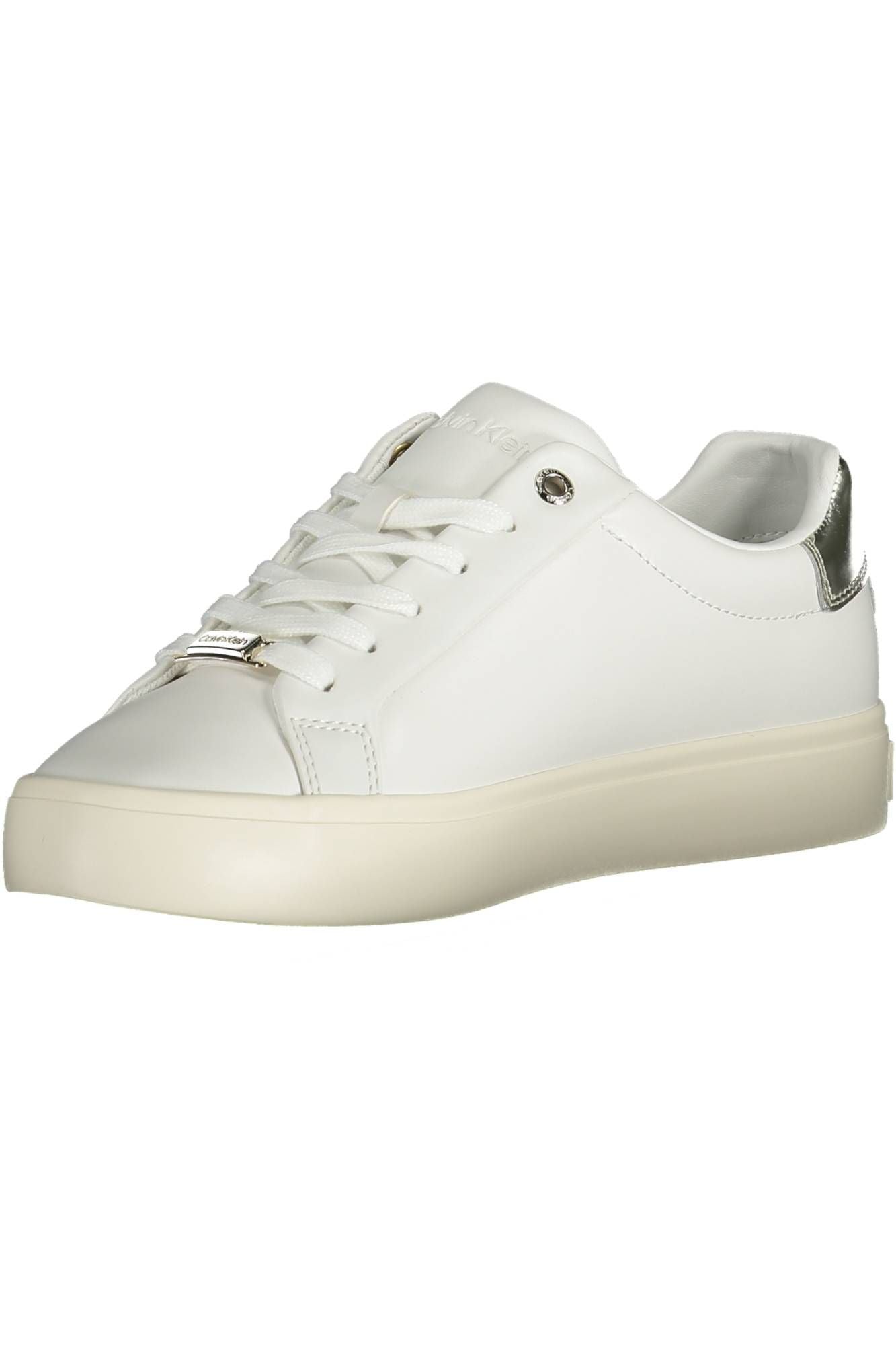 Calvin Klein White Leather Women's Sneakers