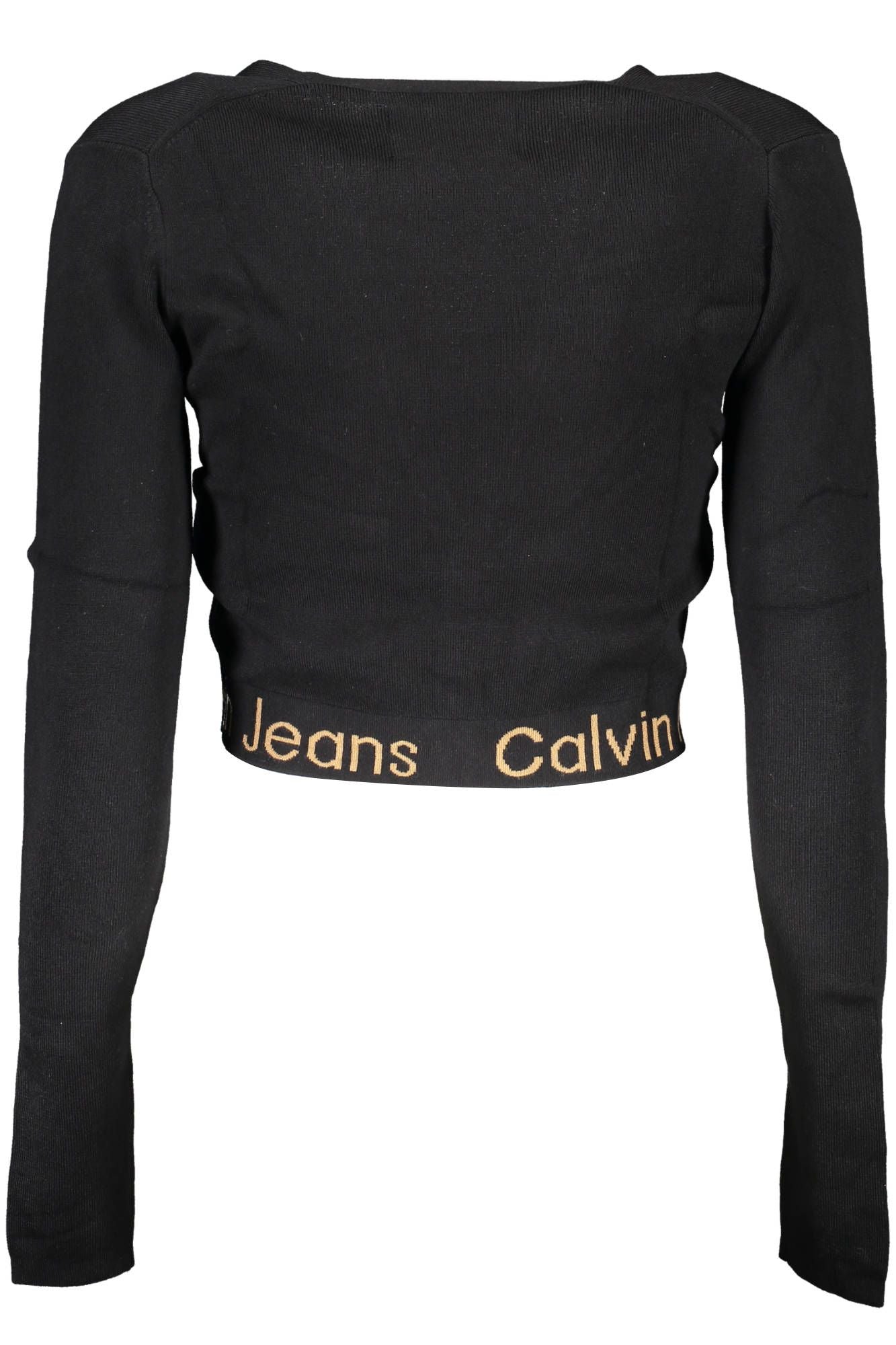 Calvin Klein Schwarzer Lyocell-Pullover für Frauen