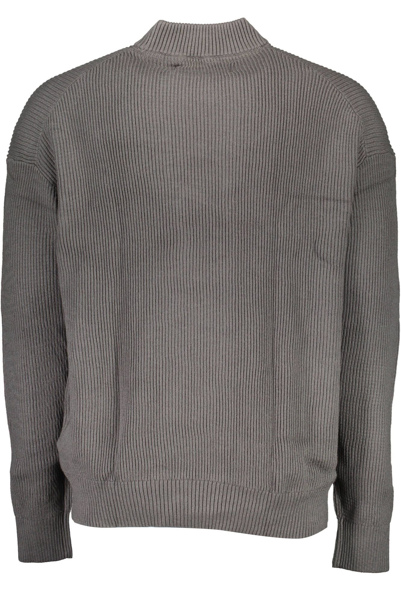 Calvin Klein Gray Cotton Sweater for Men