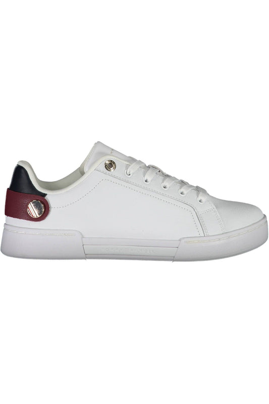 Tommy Hilfiger White Polyethylene Women's Sneakers