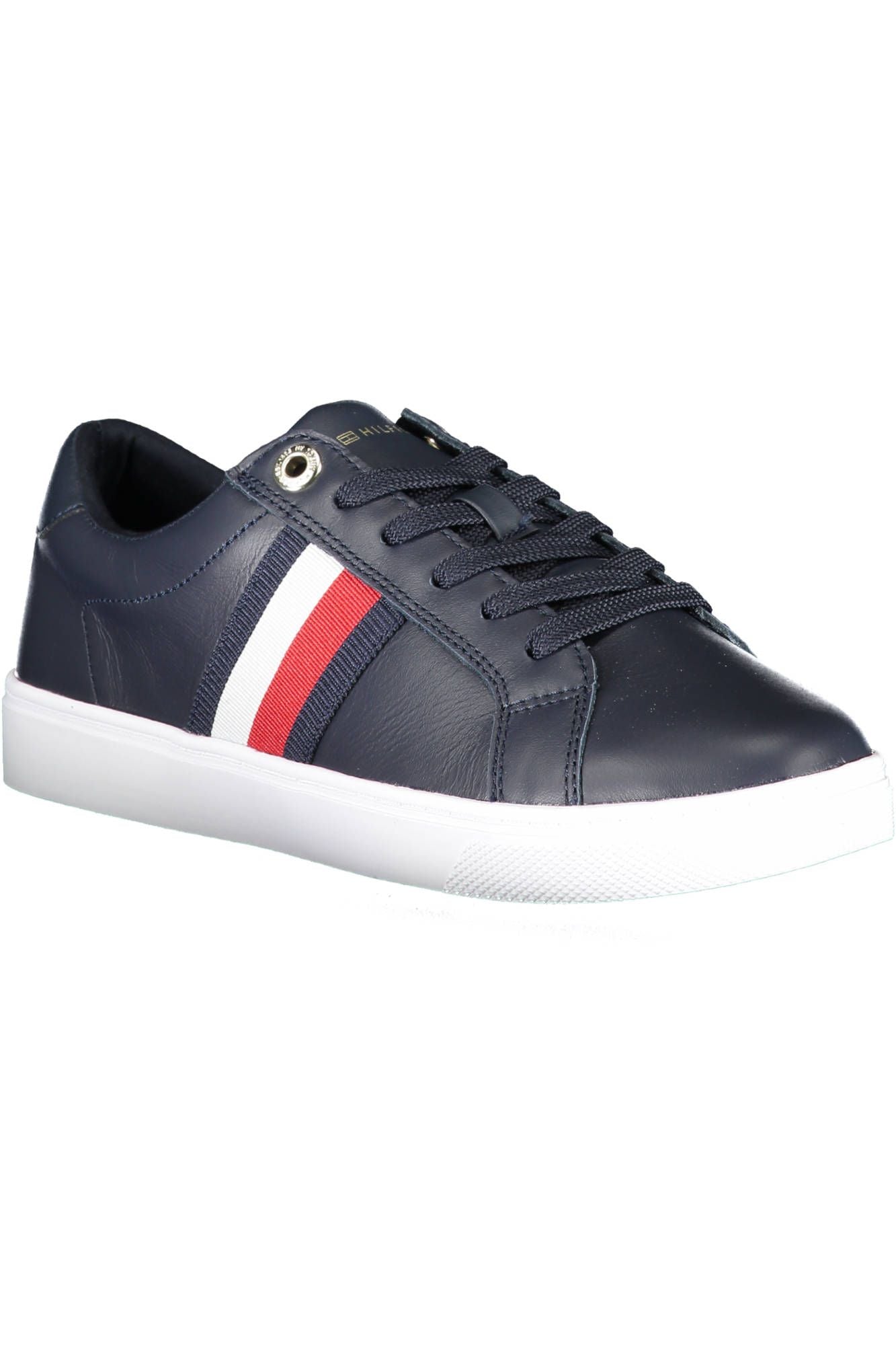 Tommy Hilfiger Blue Leather Women's Sneakers