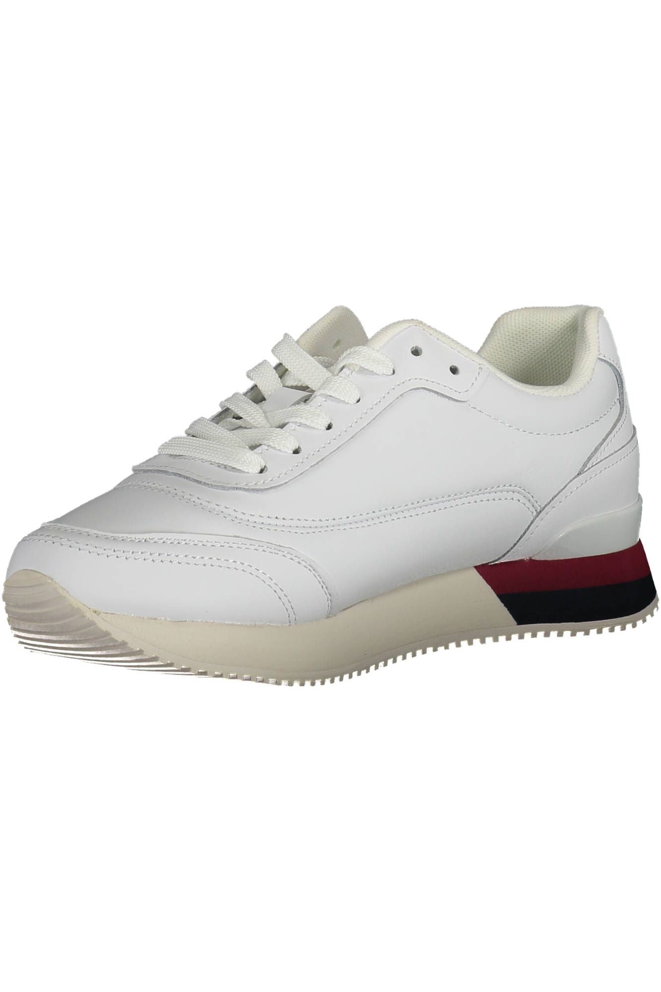 Tommy Hilfiger White Leather Women's Sneakers