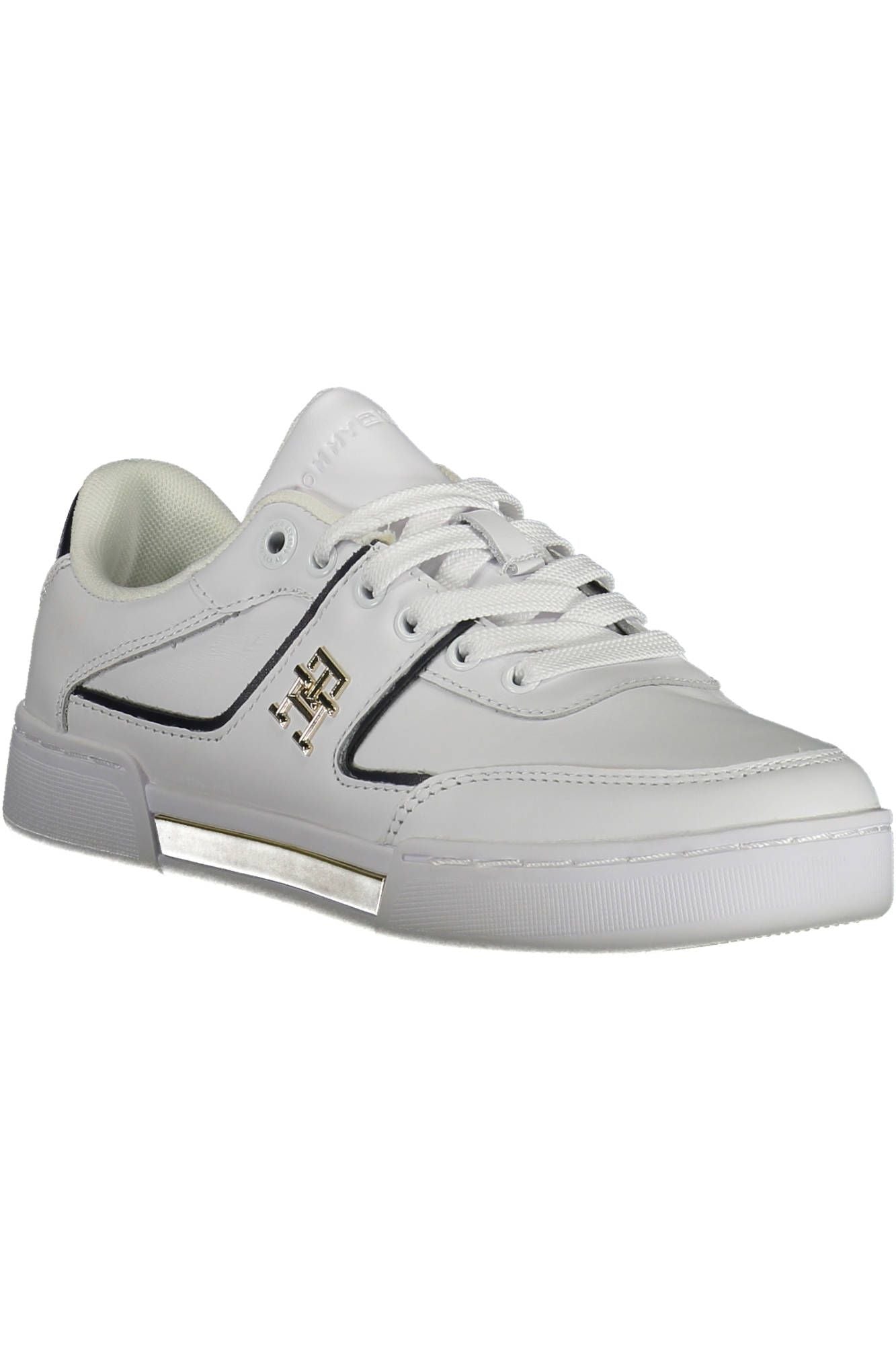 Tommy Hilfiger White Leather Women's Sneakers