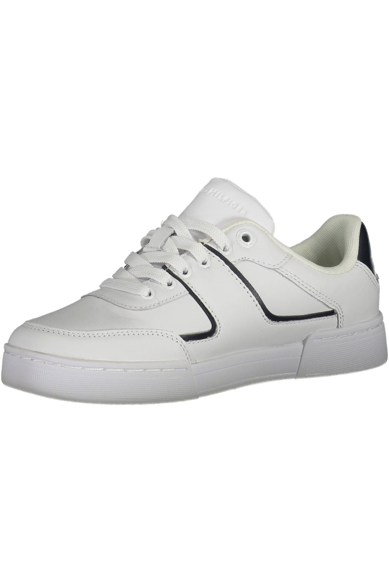 Tommy Hilfiger White Leather Women's Sneakers