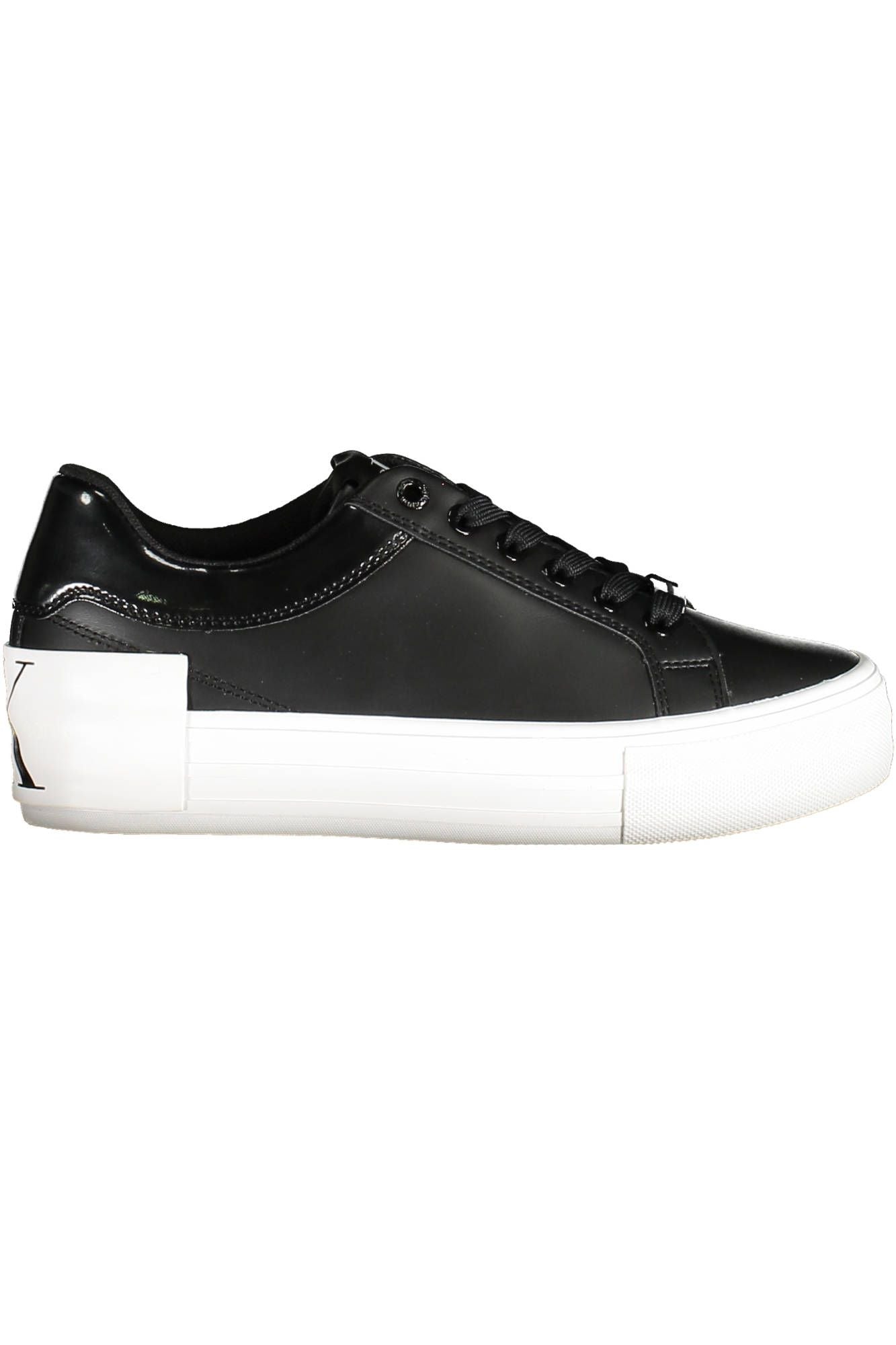 Calvin Klein Black Leather Women's Sneakers