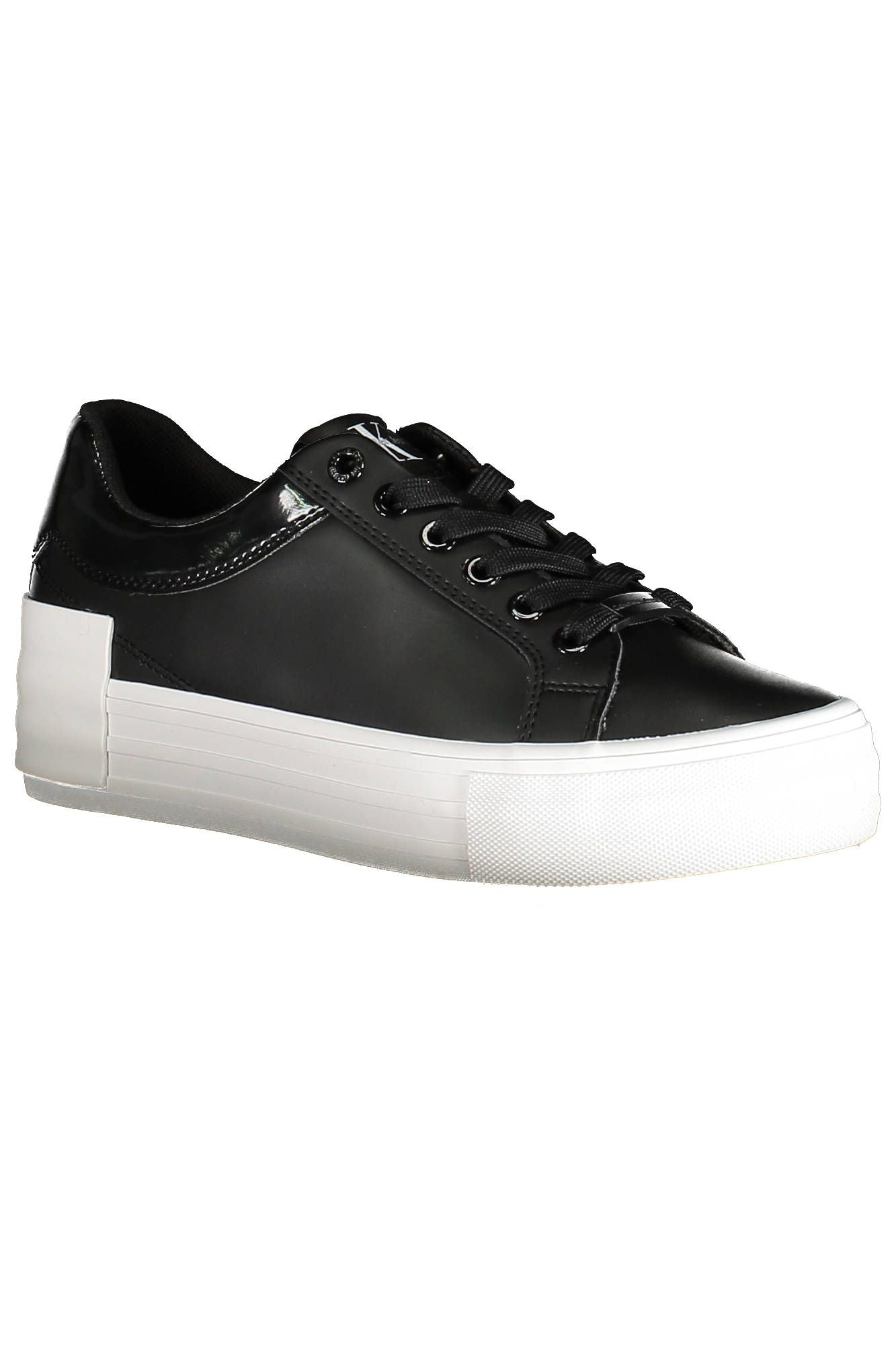 Calvin Klein Black Leather Women's Sneakers