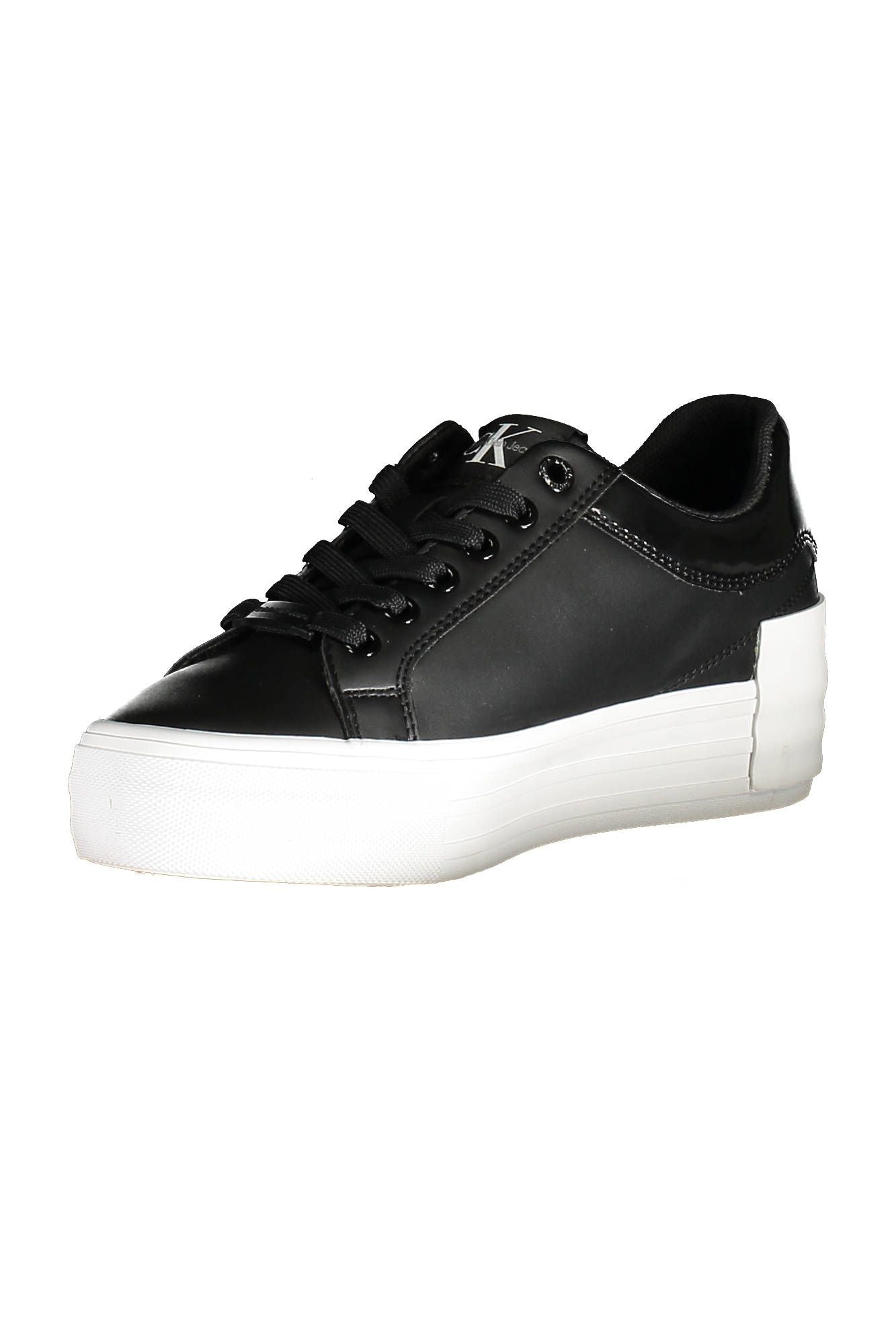 Calvin Klein Black Leather Women's Sneakers