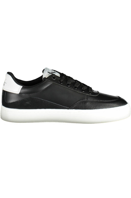 Calvin Klein Black Leather Women's Sneakers