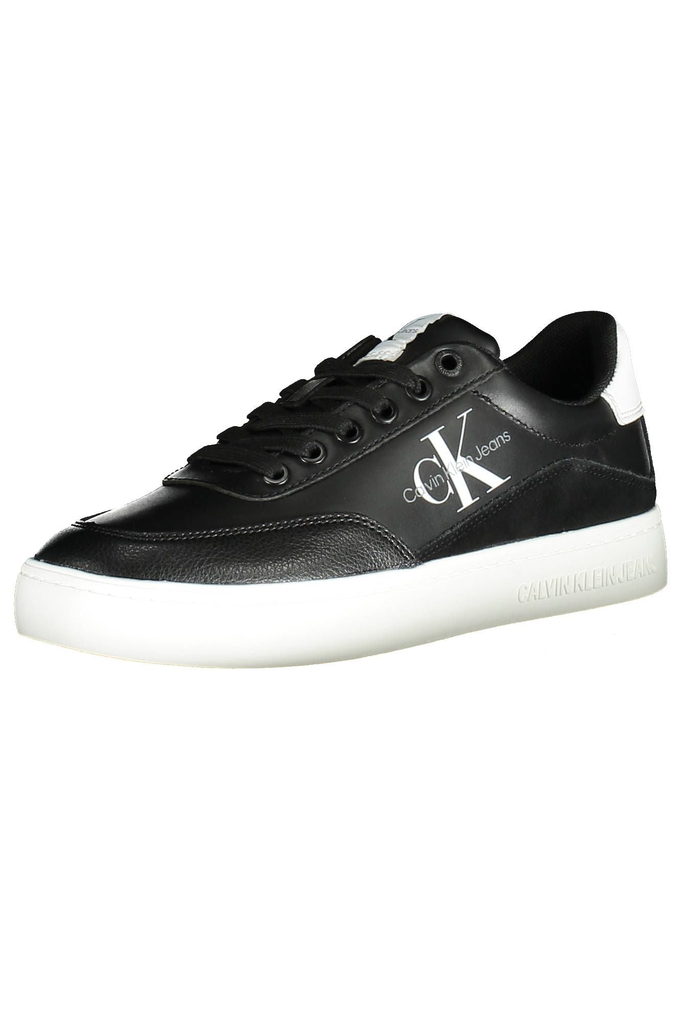 Calvin Klein Black Leather Women's Sneakers