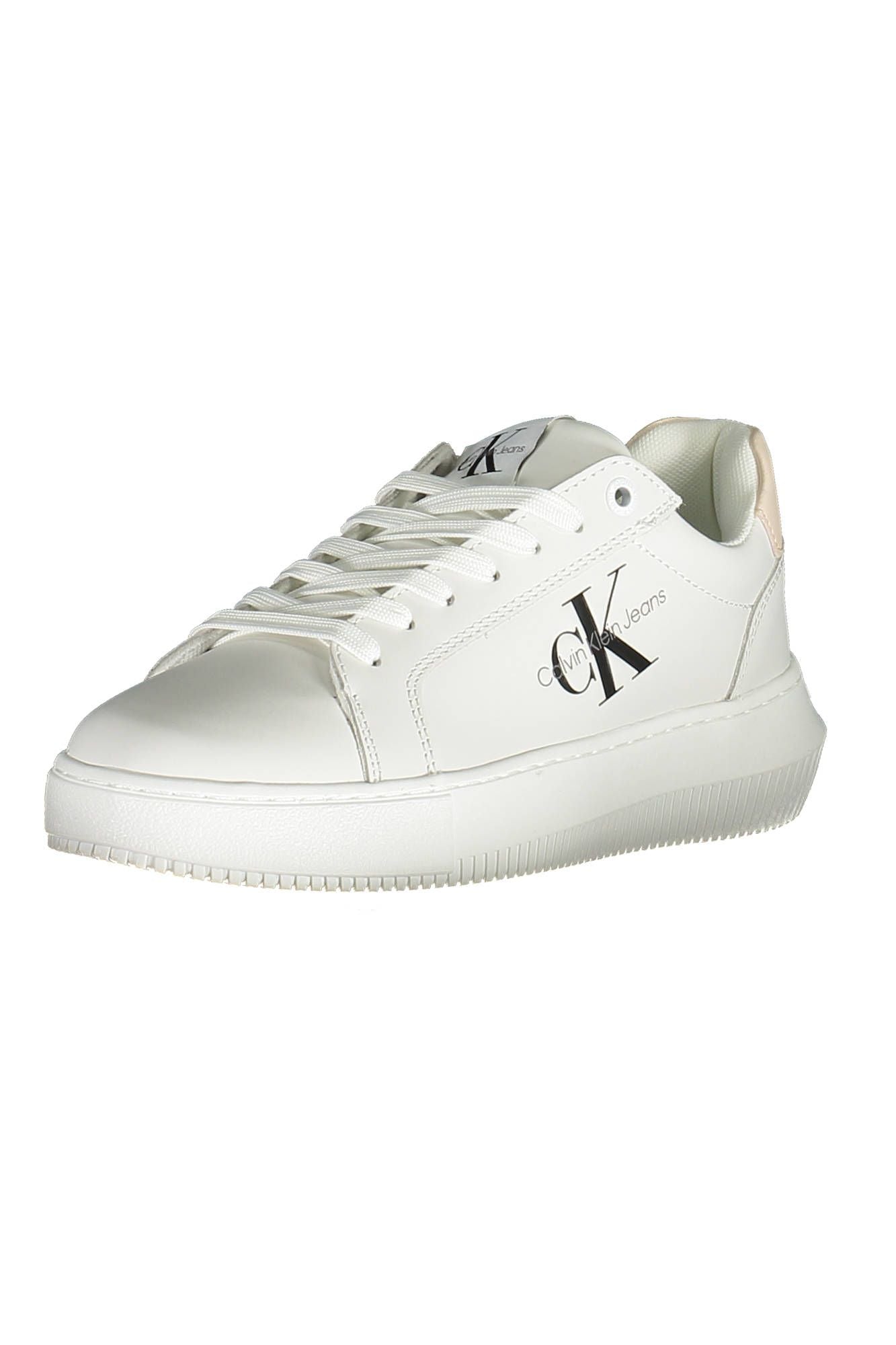 Calvin Klein White Leather Women's Sneakers