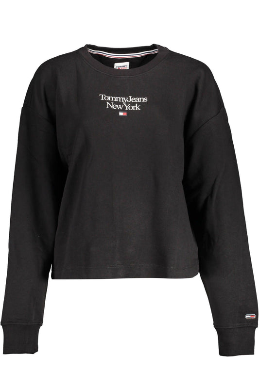 Tommy Hilfiger Black Cotton Sweater for Women