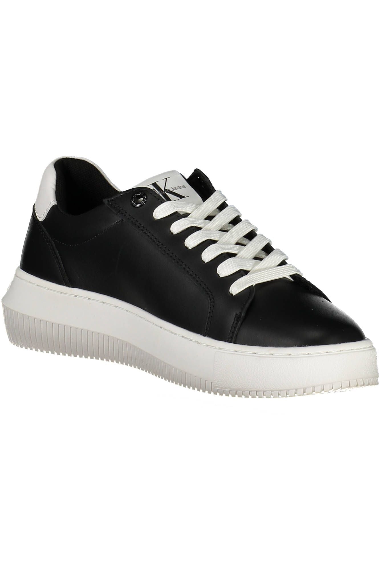 Calvin Klein Black Leather Women's Sneakers