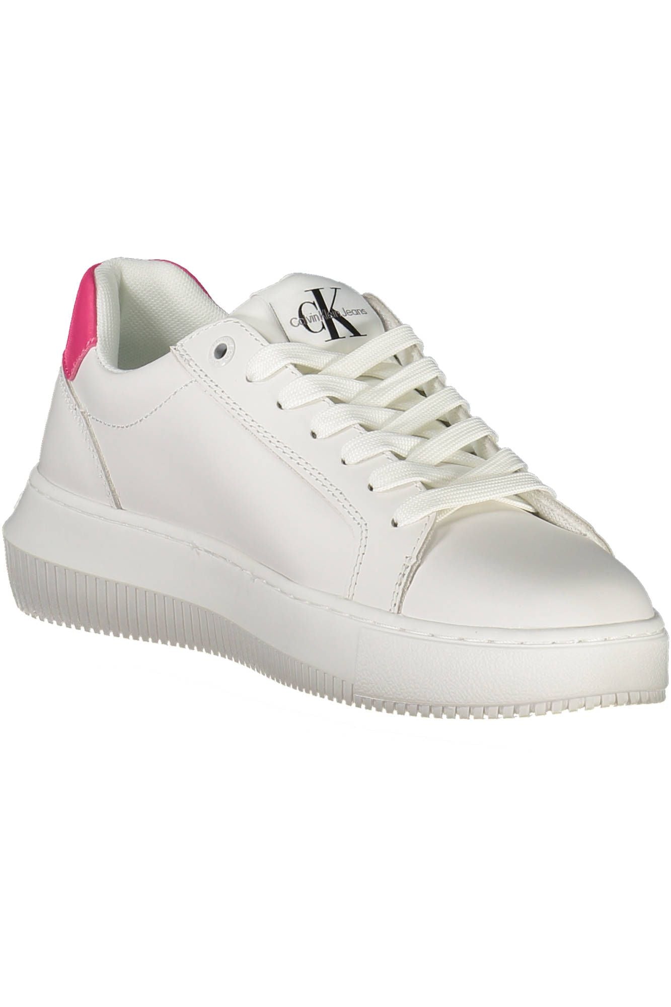 Calvin Klein White Leather Women's Sneakers