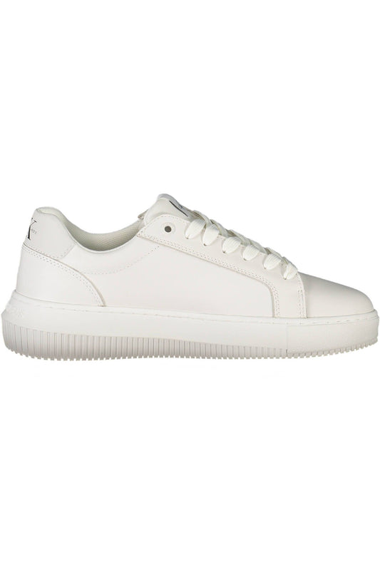 Calvin Klein White Leather Women's Sneakers