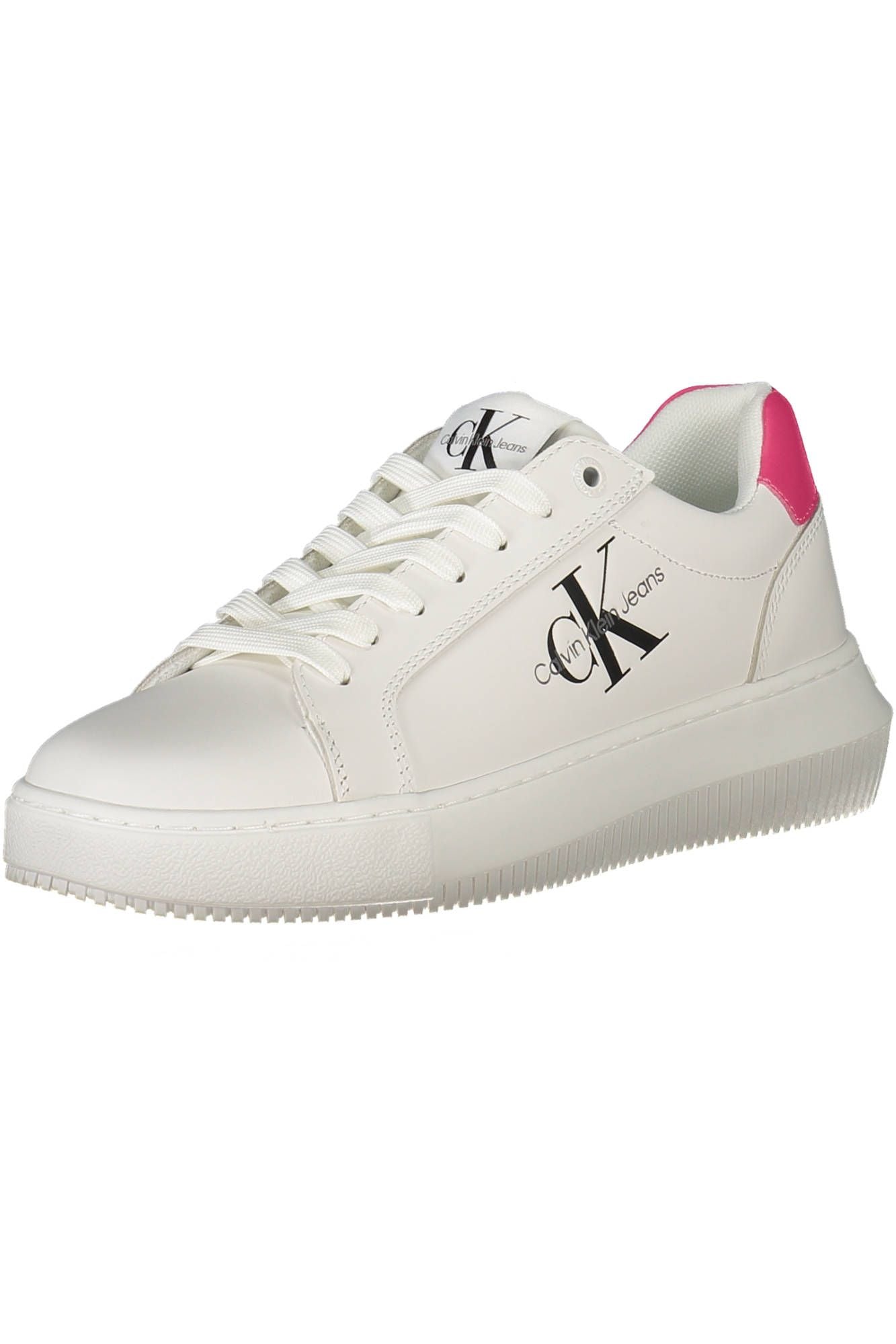 Calvin Klein White Leather Women's Sneakers