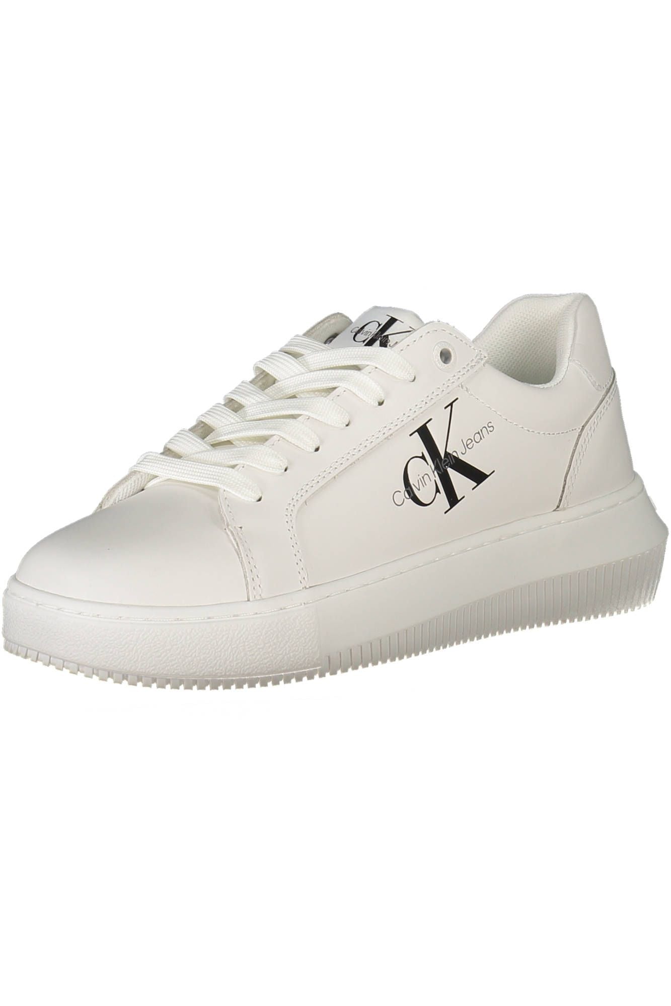 Calvin Klein White Leather Women's Sneakers