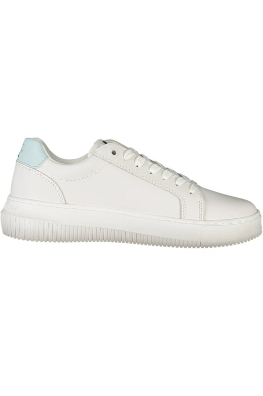 Calvin Klein White Leather Women's Sneakers