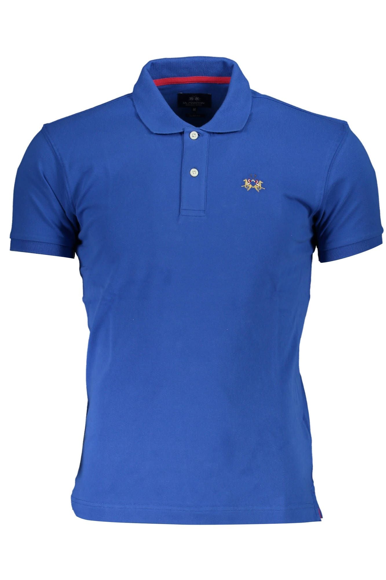 La Martina Slim-fit embroidered polo with contrasting details