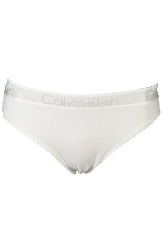 Calvin Klein Weißer Baumwollslip für Frauen