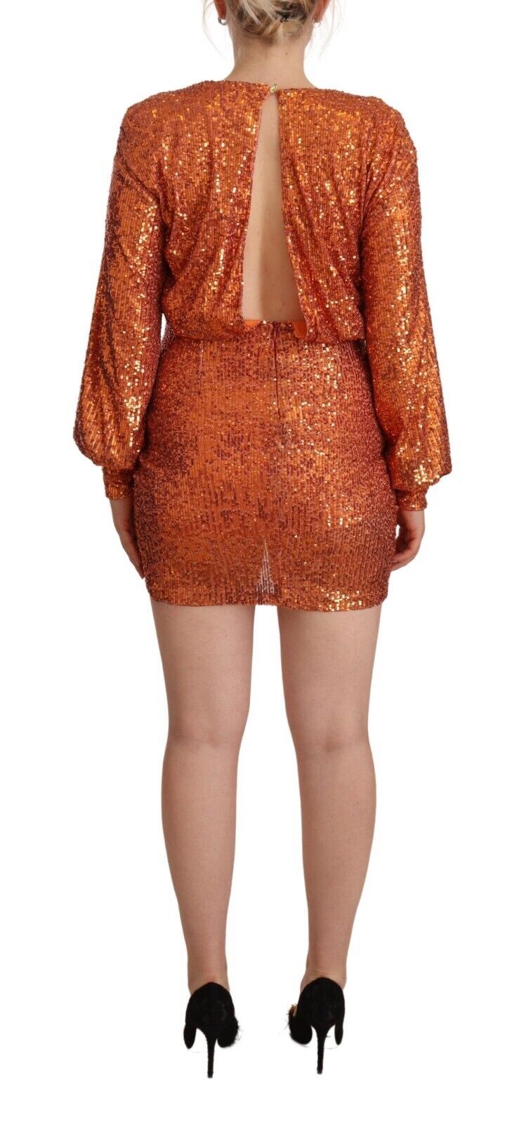 Aniye By sequined wrap mini dress