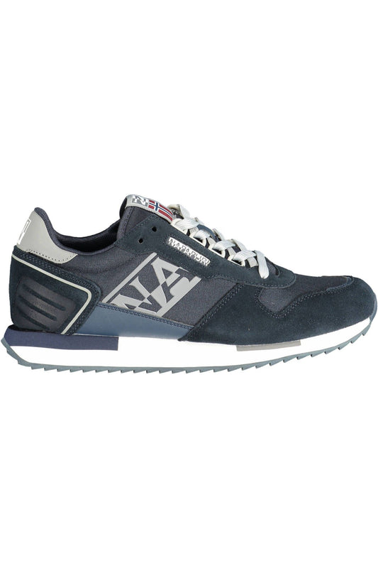 Napapijri Blue Leather Men's Sneakers