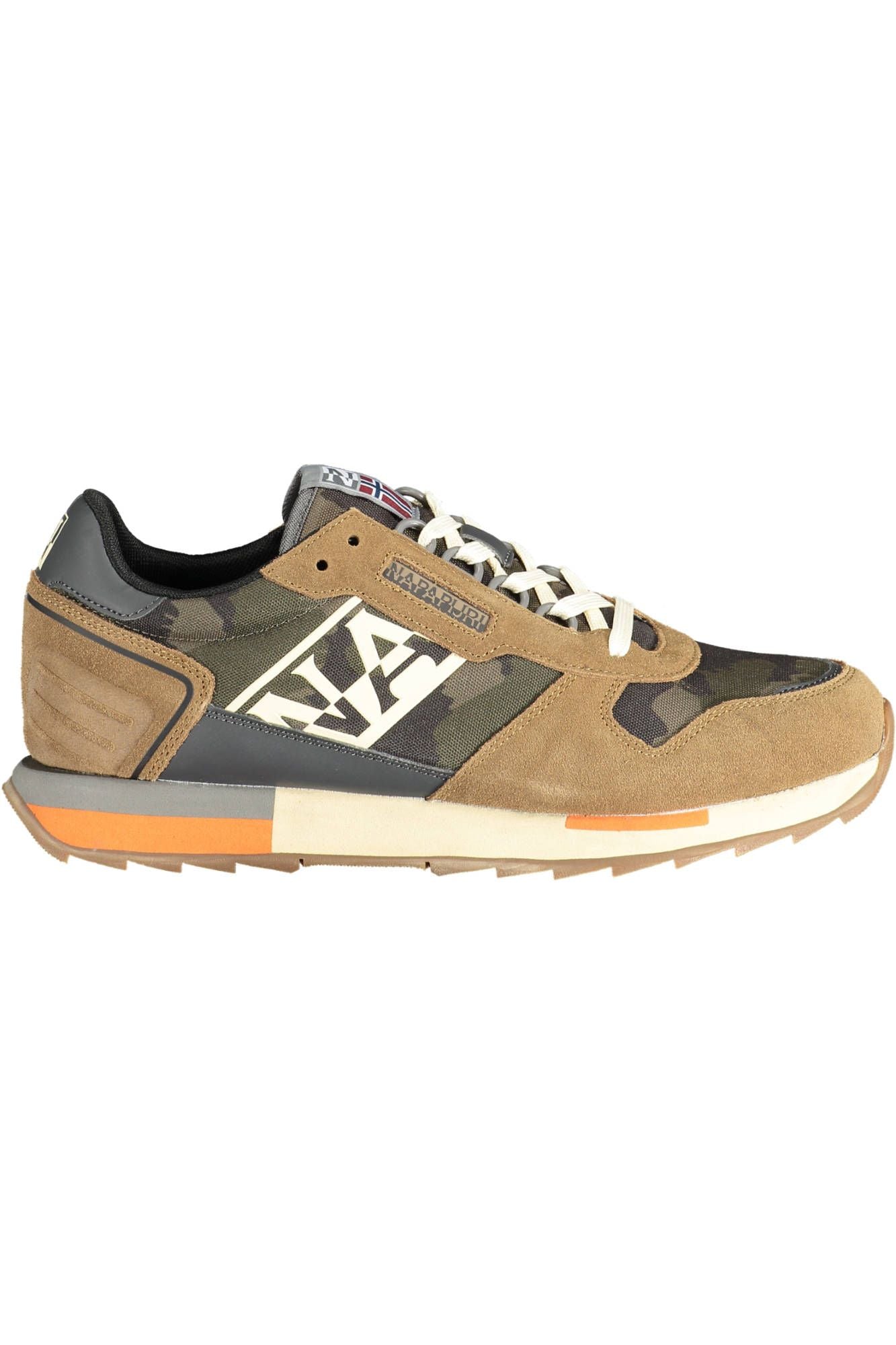 Napapijri Beige Leather Men's Sneakers