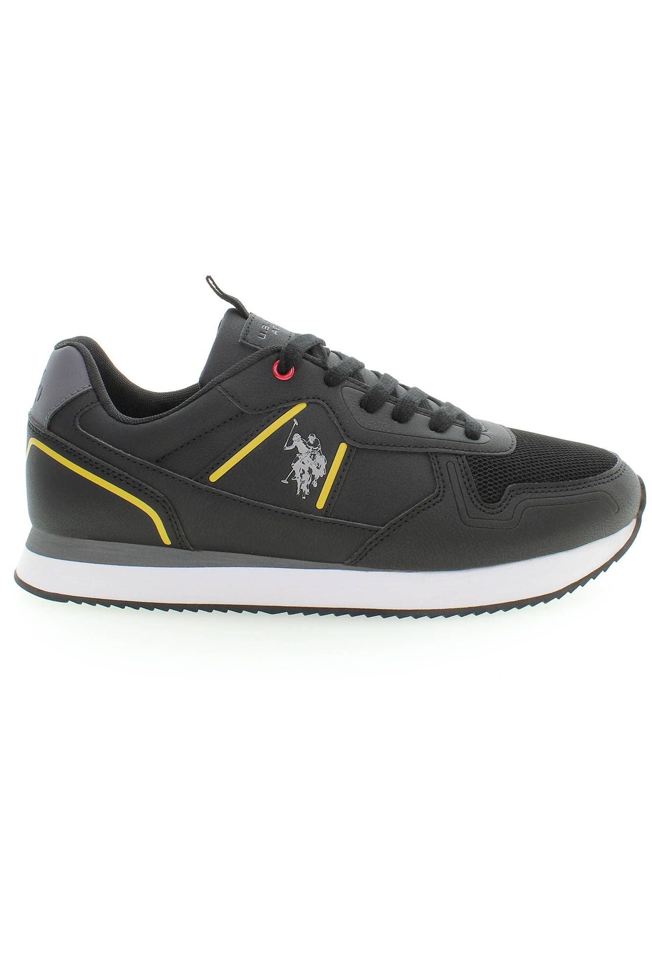 US POLO ASSN. Black Polyester Men's Sneaker