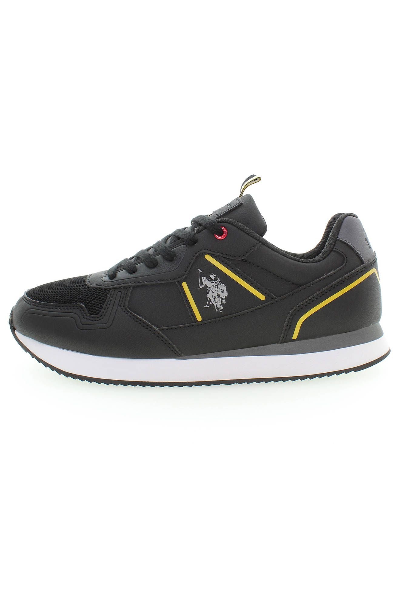 US POLO ASSN. Black Polyester Men's Sneaker